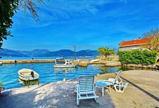 Апартаменты Kjara Apartments Тиват Номер-студио с видом на сад-19